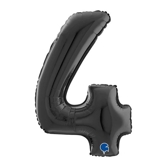 Grabo 66cm fekete szám lufi - 4